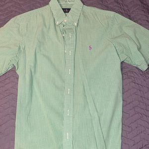 Like new short sleeve dress button down polo by Ralph Lauren